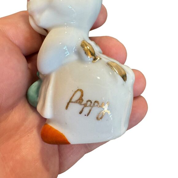 Vintage “Salty & Peppy” Anthropomorphic Bunny Rabbit Salt & Pepper Shaker Set - Picture 6 of 12